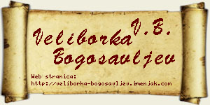 Veliborka Bogosavljev vizit kartica